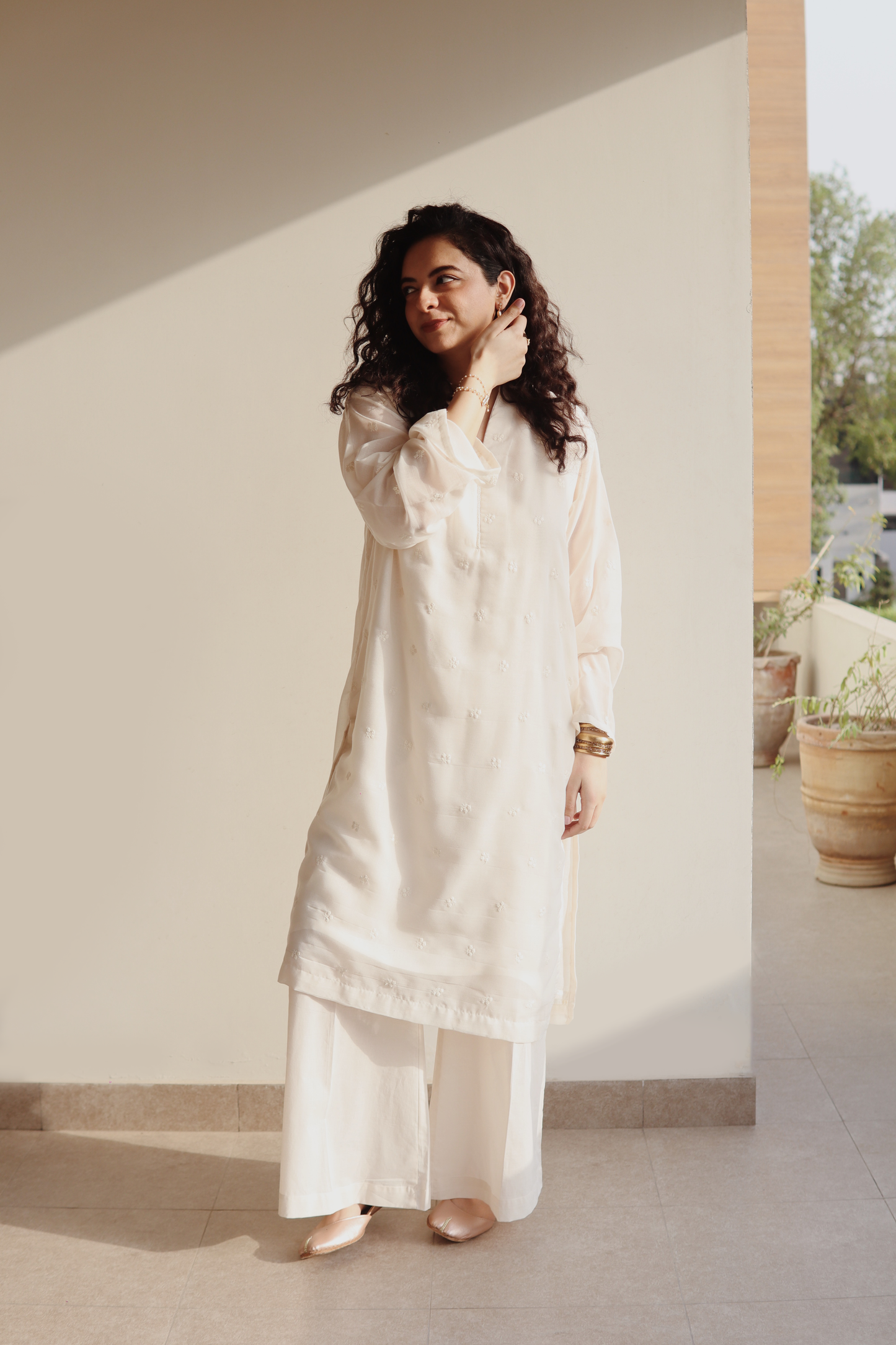 Mukhtasir - Long Kurta 2-piece Set