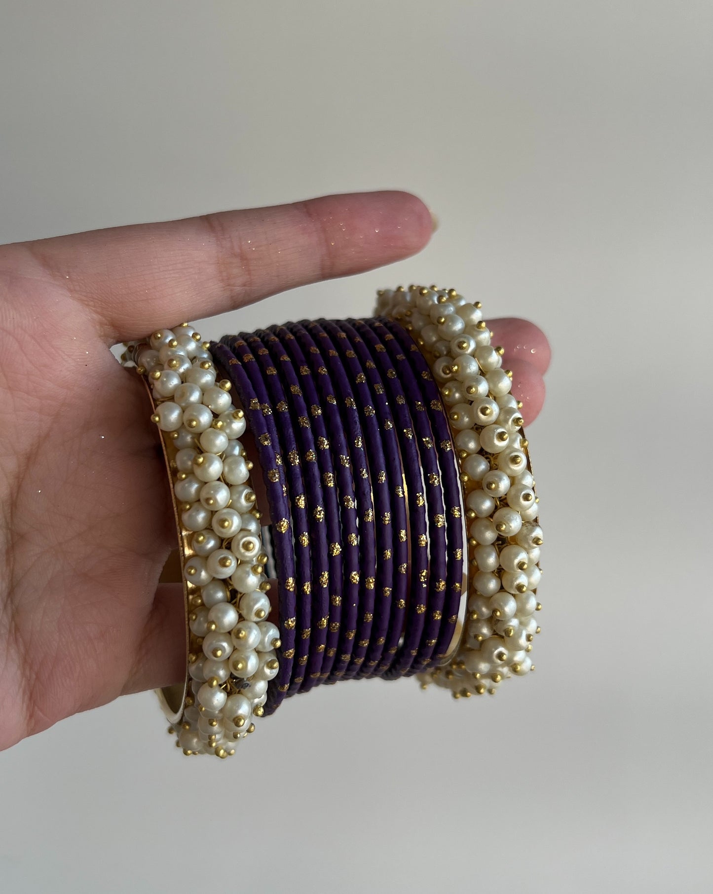 Deep Purple Metal Bangles