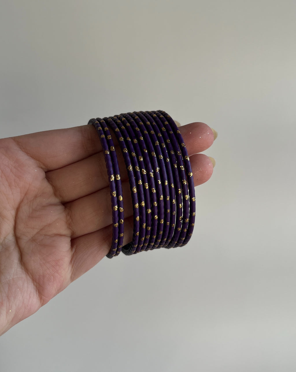 Deep Purple Metal Bangles