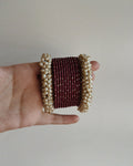 Plum Metal Bangles