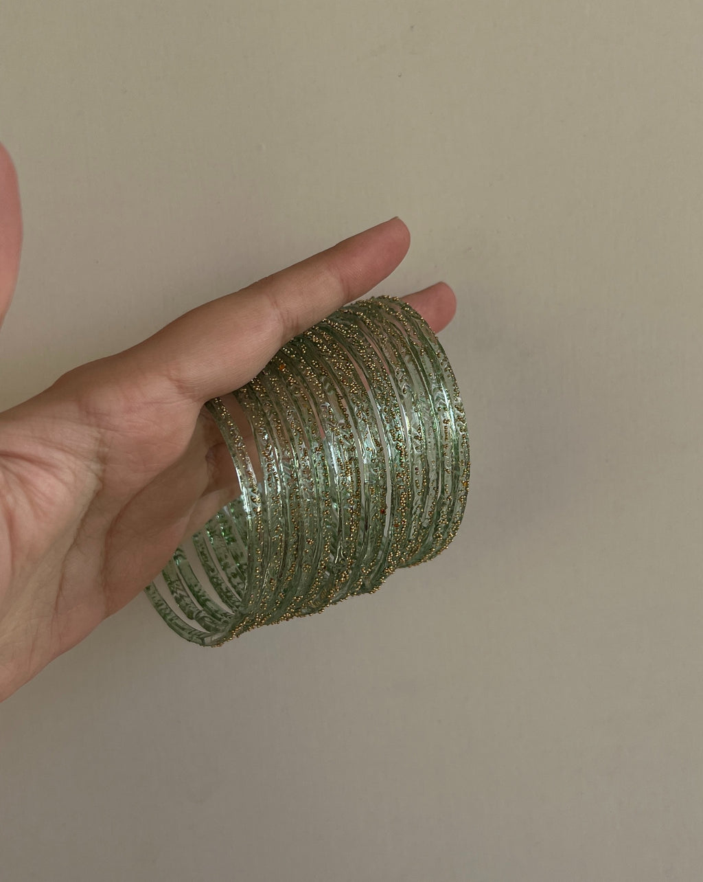 Mint Glass Bangles