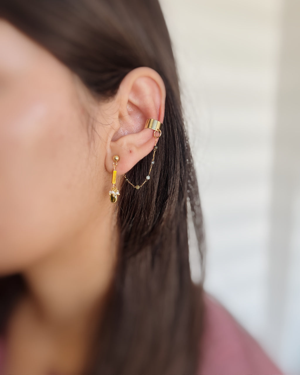 Eman Ear Cuff and Earring