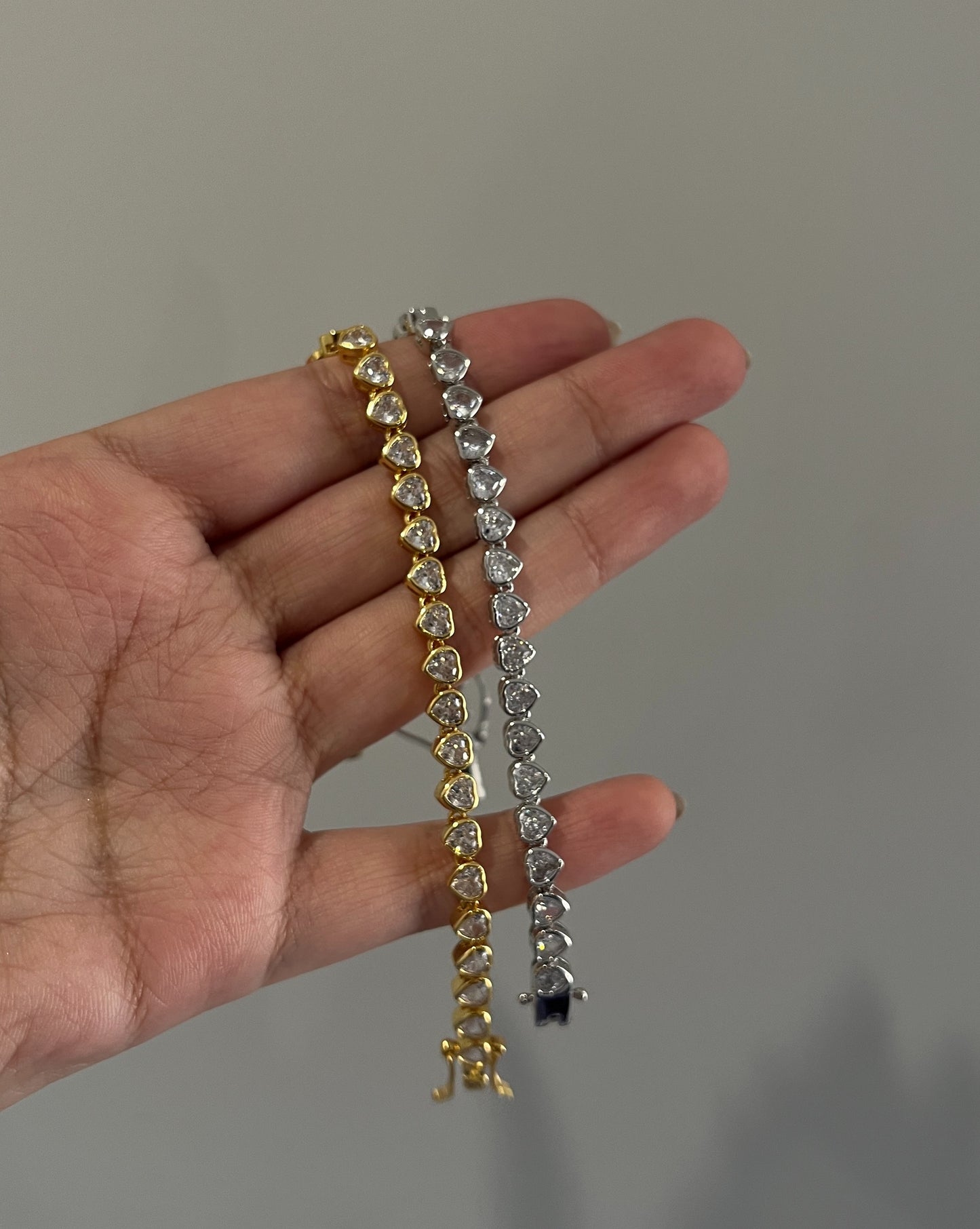 Hearts Tennis Bracelet