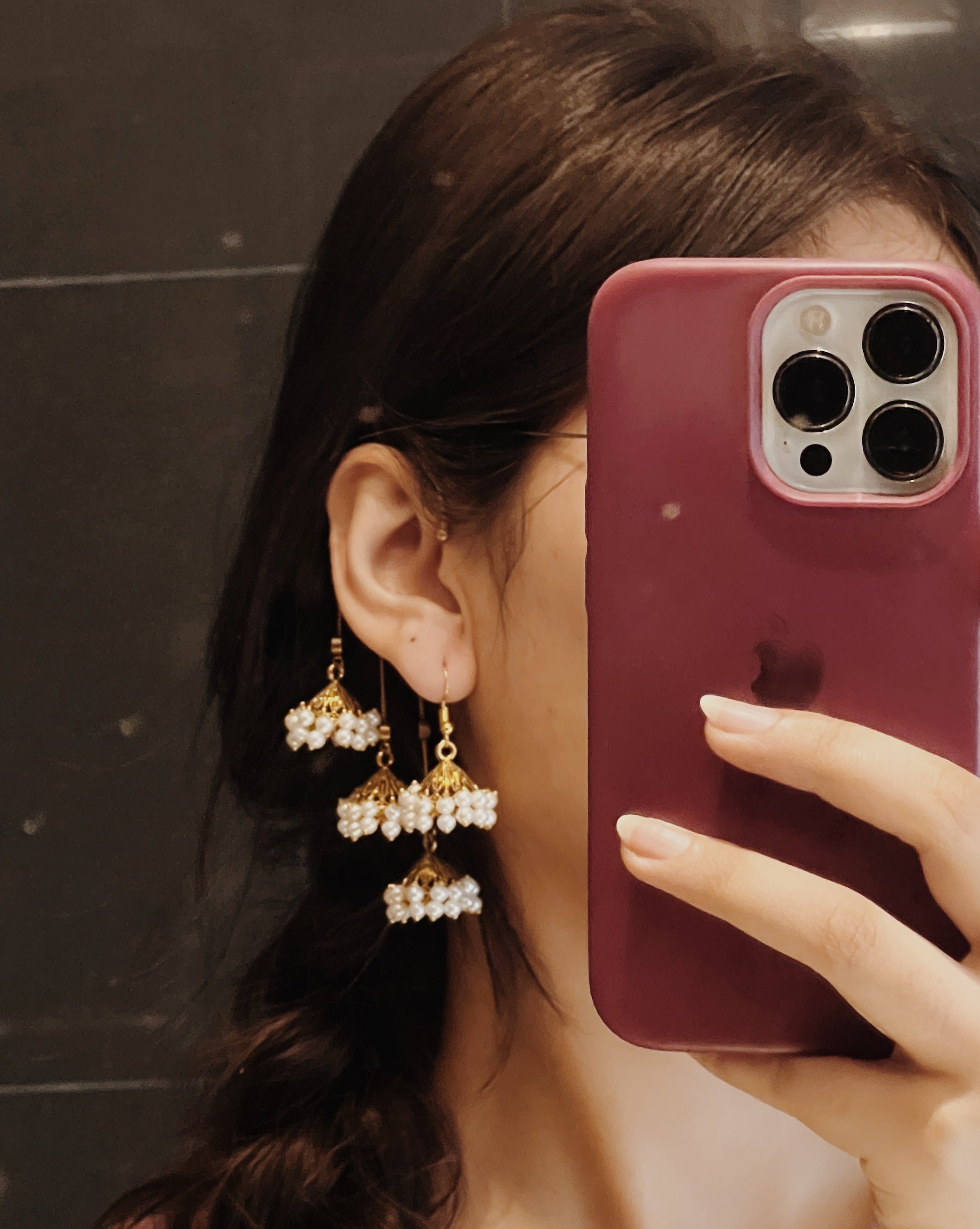 Nehal Ear Cuffs & Jhumka Stack