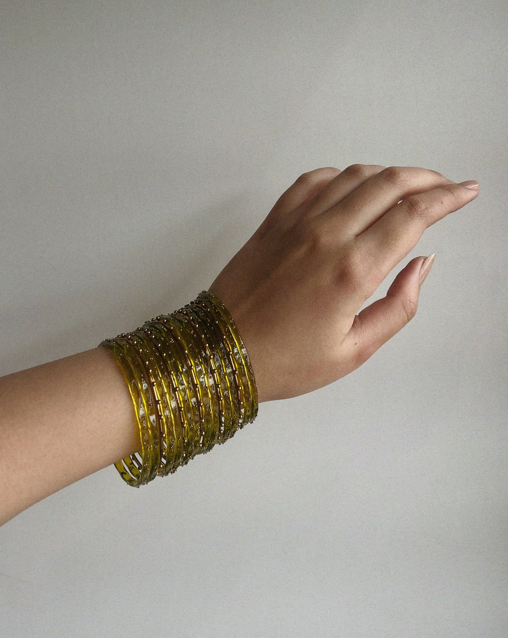 Mehndi Glass Bangles