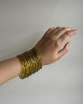 Mehndi Glass Bangles