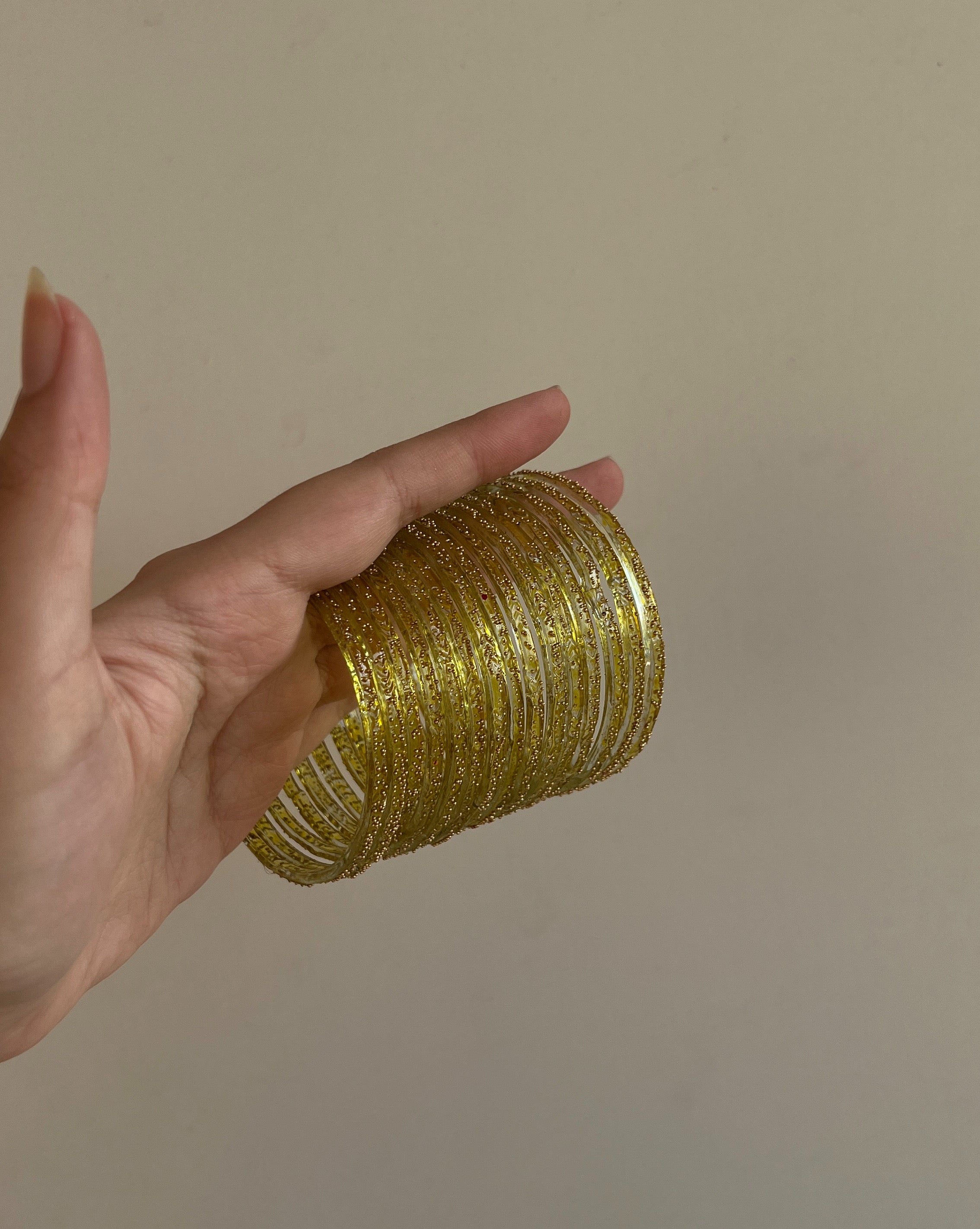 Butter Glass Bangles