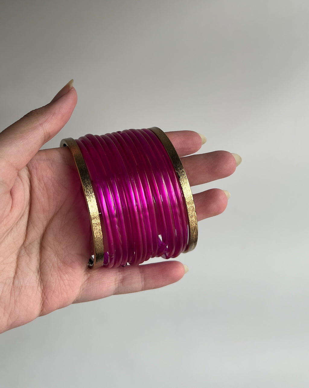 Fuchsia Bangles Set
