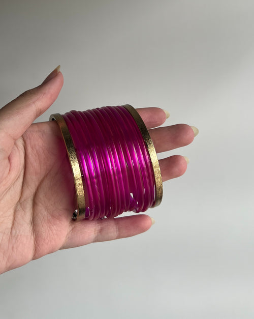 Fuchsia Bangles Set