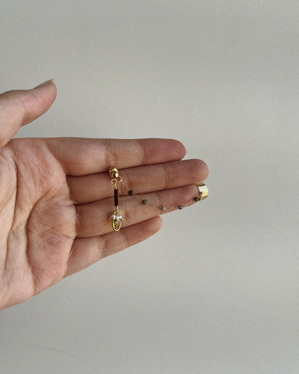 Eman Ear Cuff and Earring