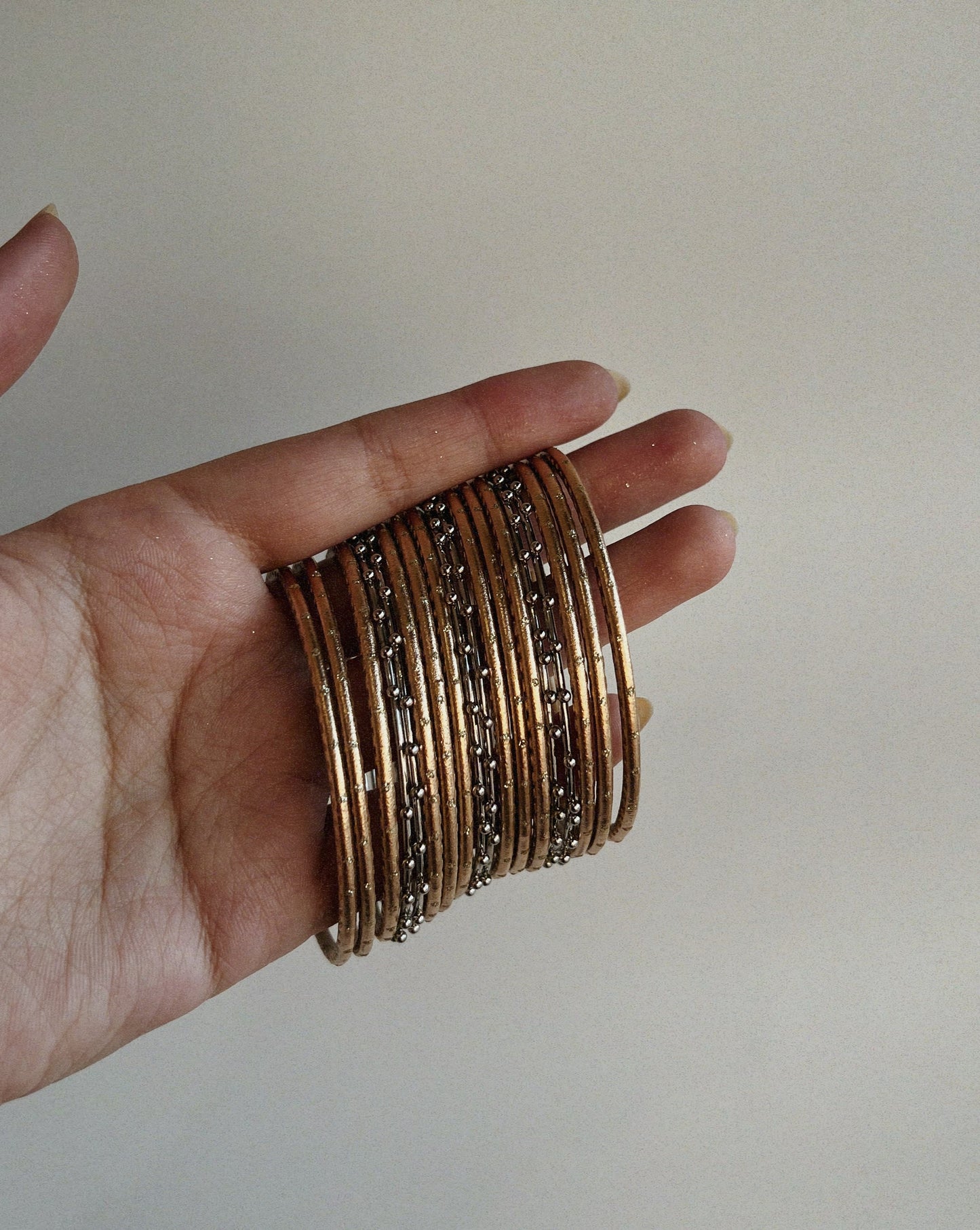 Mixed Metal Bangles