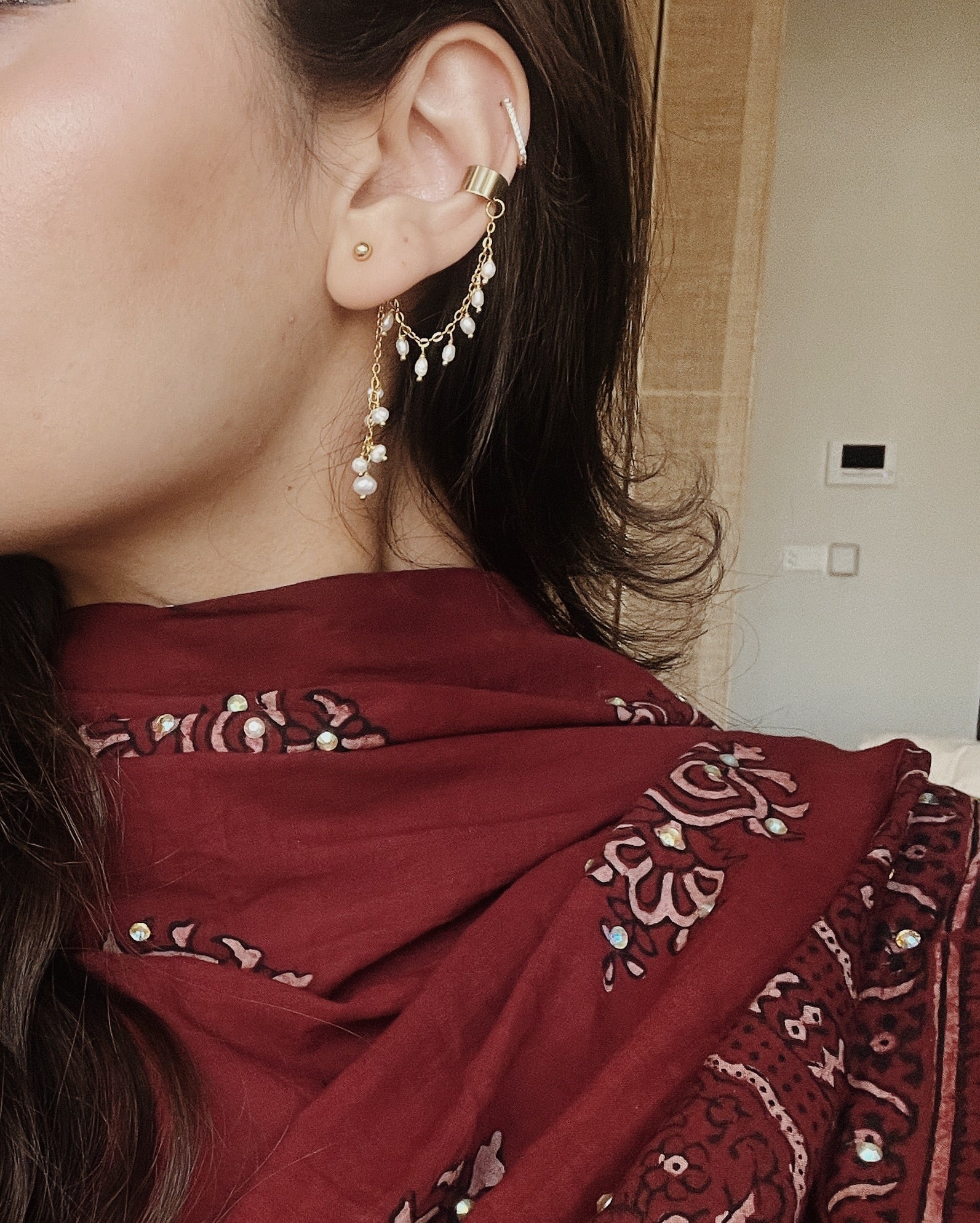 Rima Ear Cuff and Earring