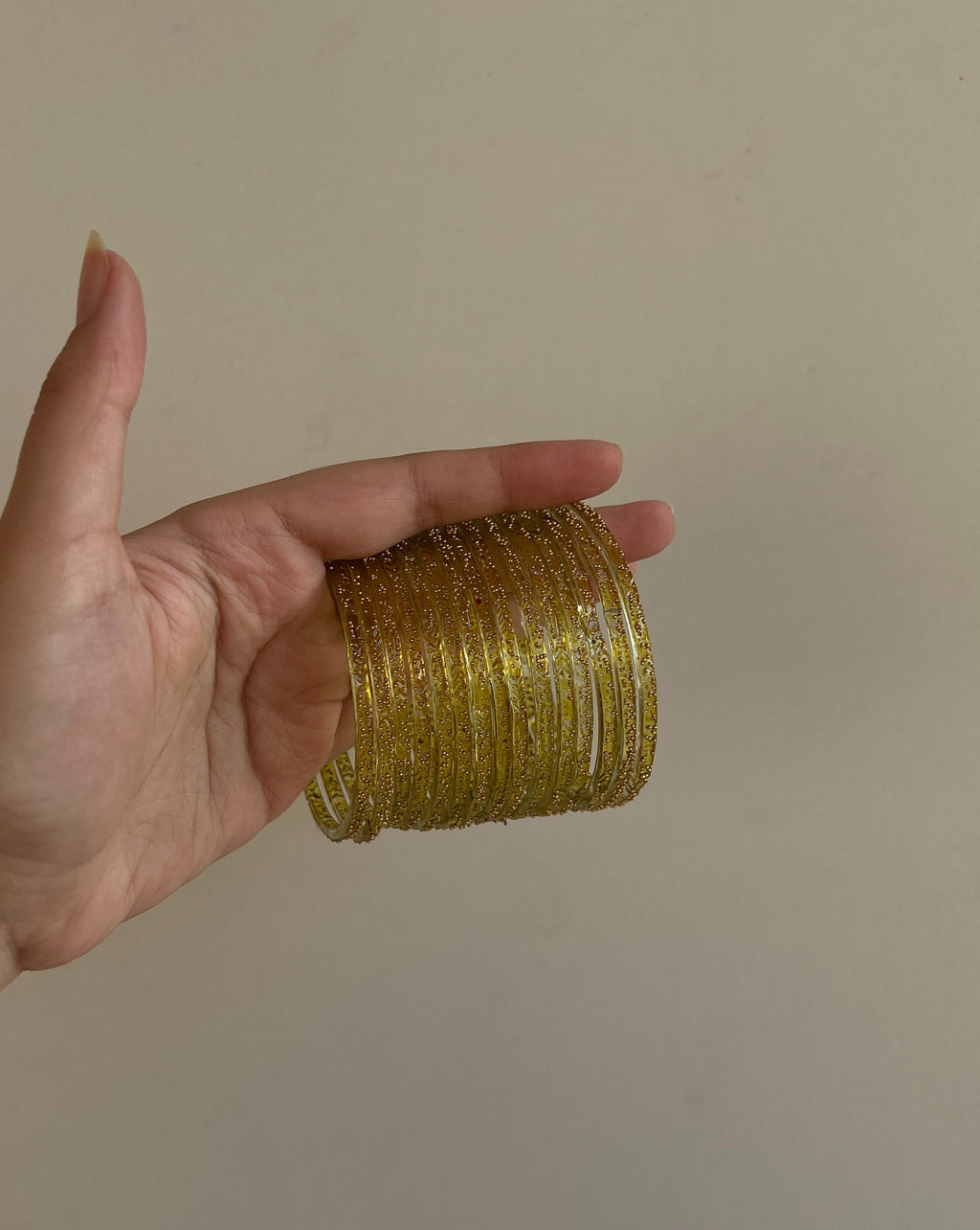 Butter Glass Bangles