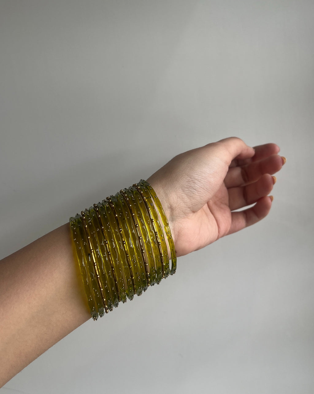 Mehndi Glass Bangles