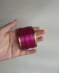 Fuchsia Bangles Set