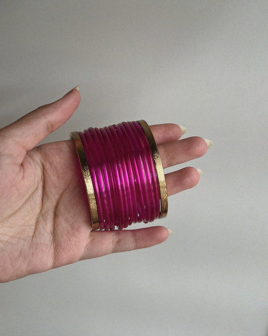 Fuchsia Bangles Set
