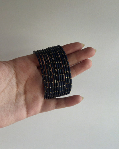 Deep Blue Bangles