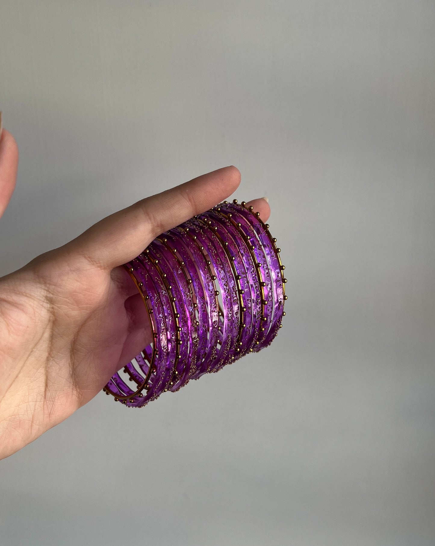 Jamun Glass Bangles