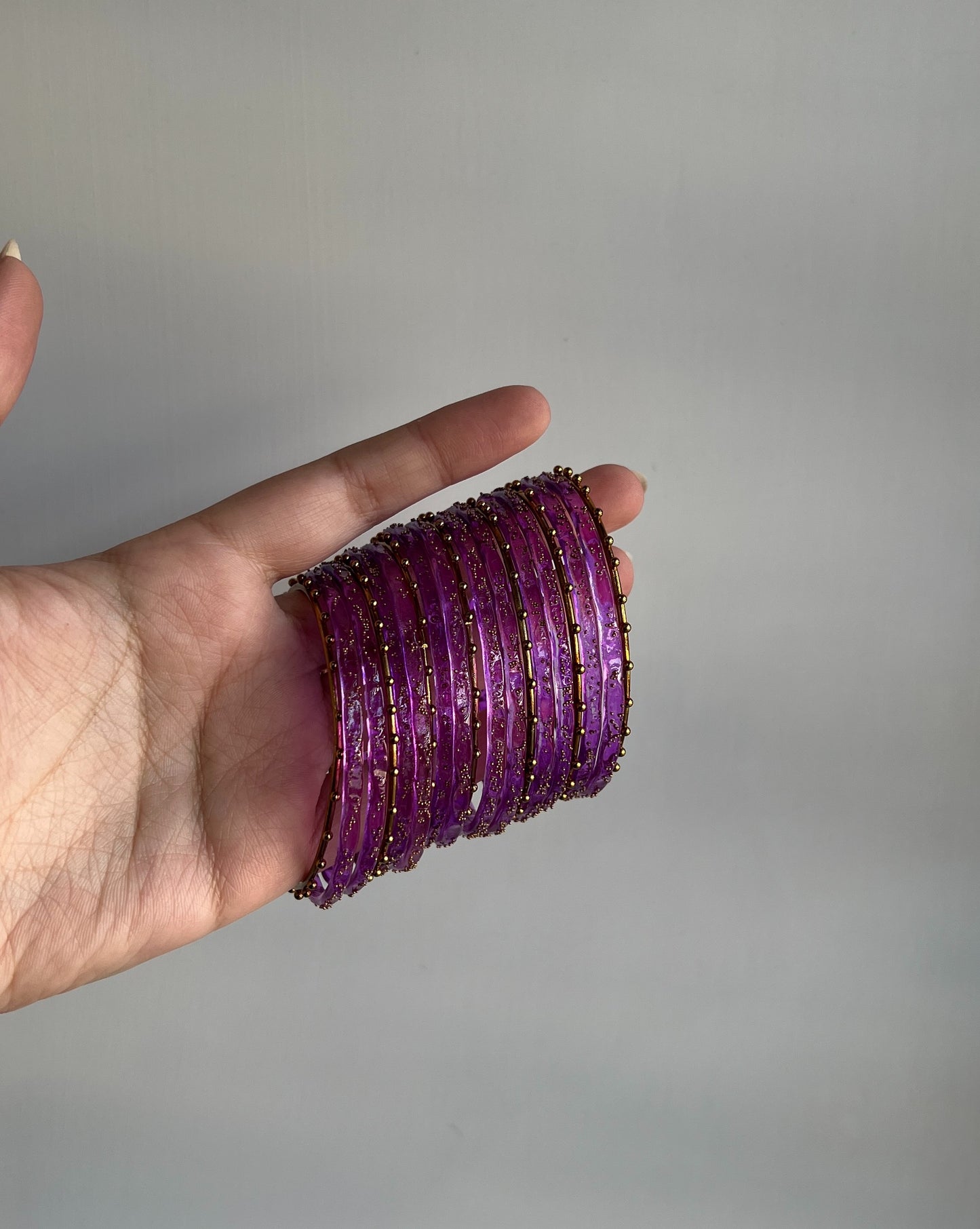 Jamun Glass Bangles