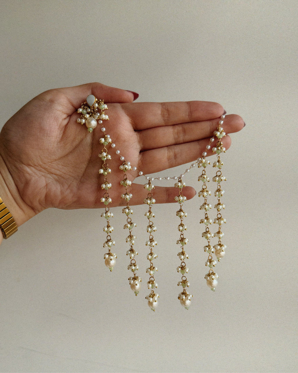 Noor Jehan Saharas & Earrings Set