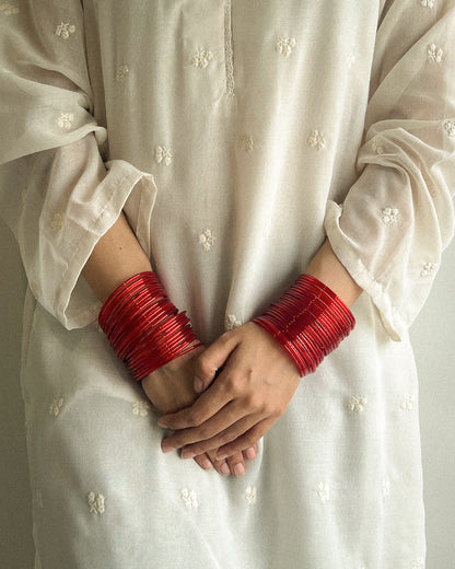Surkh Glass Bangles