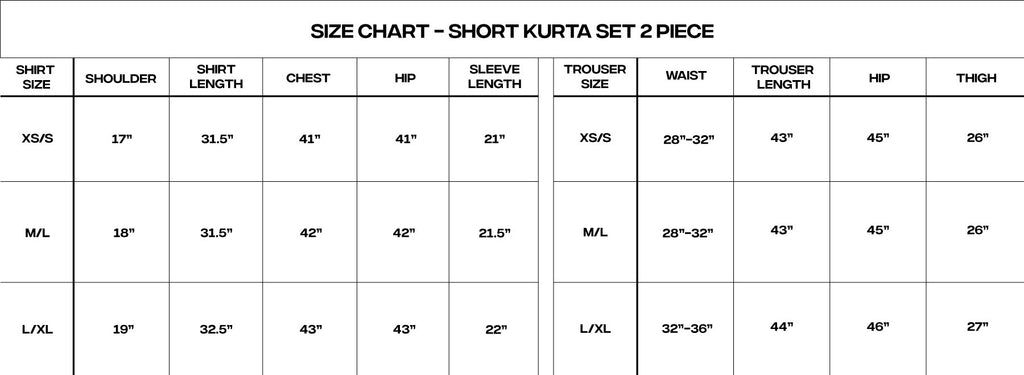 Mukhtasir - Short Kurta 2-piece Set SALE