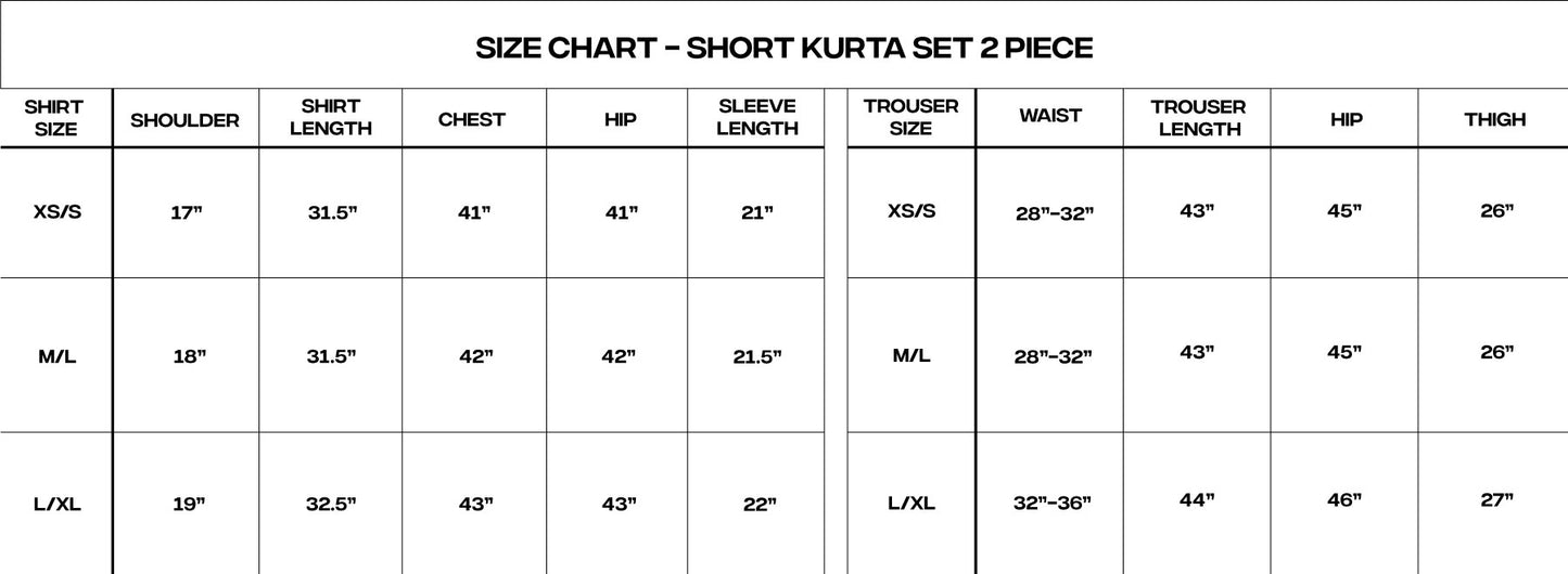Mukhtasir - Short Kurta 2-piece Set